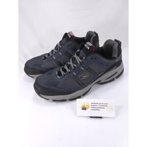 Skechers Sport Atheltic Lace Up Running Shoe Mens Size 12 51241 Blue Gray